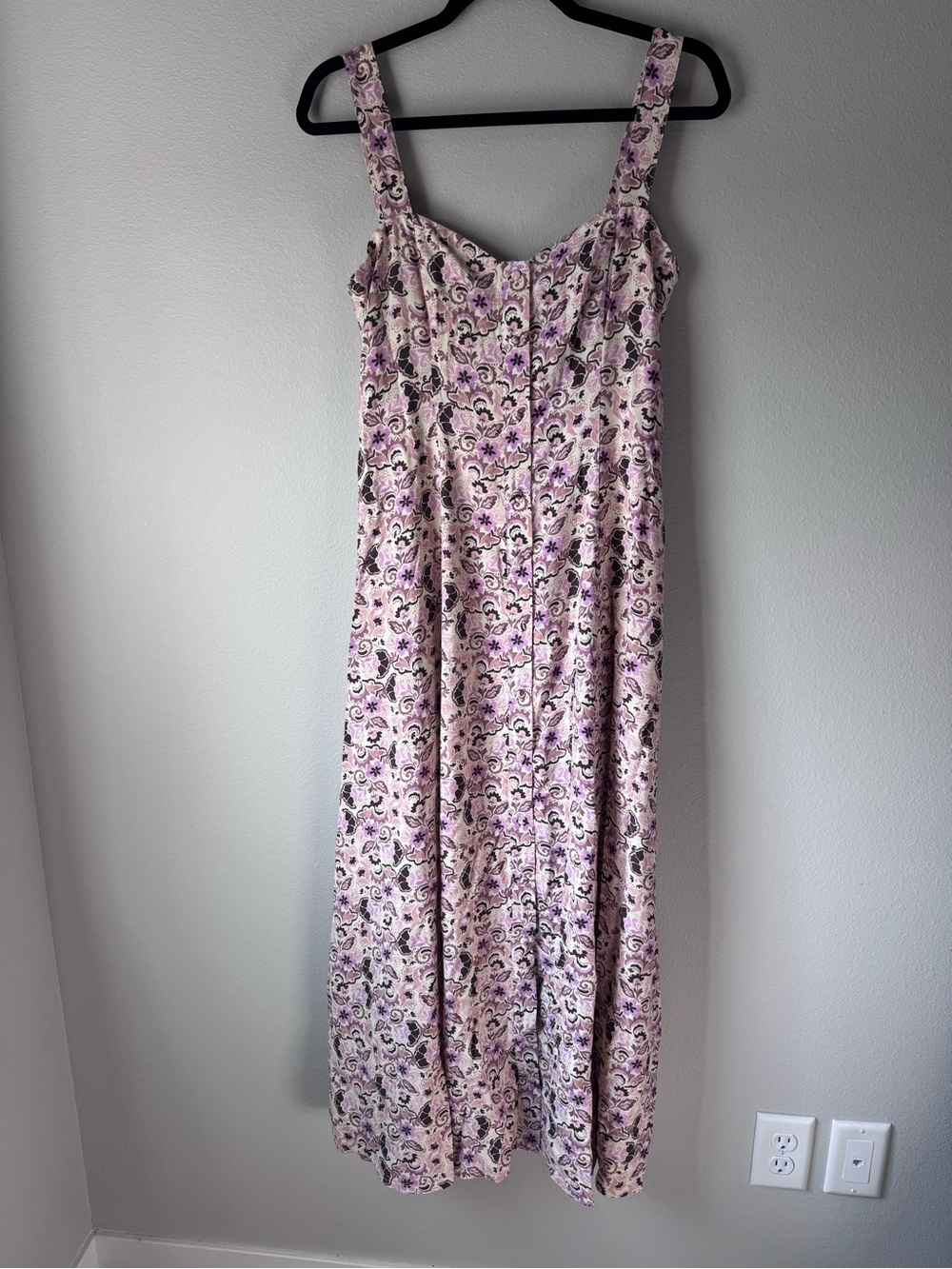 Z Supply Floral Pink & White Summer Maxi Dress